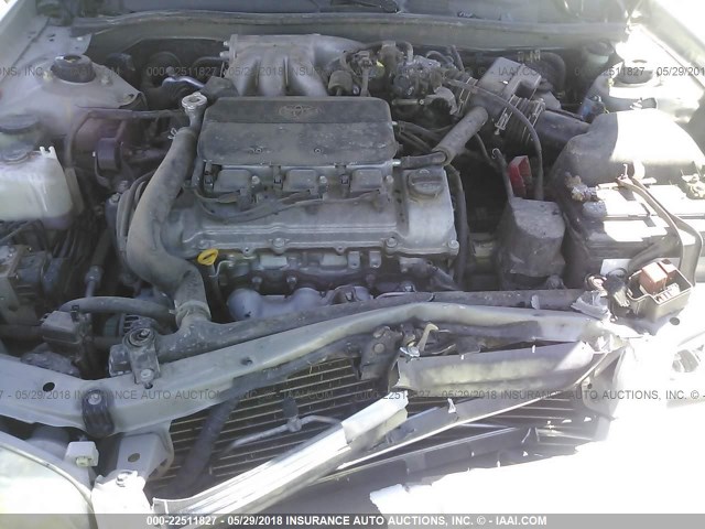 4T1BF22K41U115188 - 2001 TOYOTA CAMRY LE/XLE Silber Foto 10