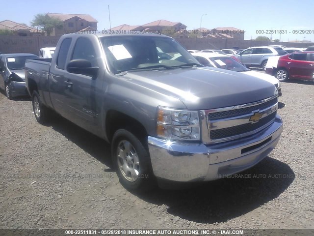 1GCRCSE08DZ297961 - 2013 CHEVROLET SILVERADO C1500 LT GRAY photo 1