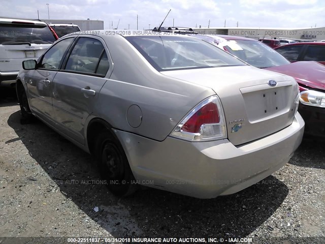 3FAHP06Z79R112351 - 2009 FORD FUSION S TAN photo 3