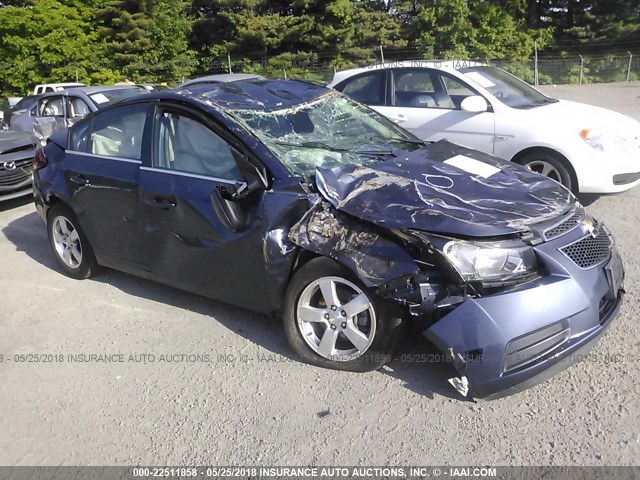 1G1PC5SB8D7170873 - 2013 CHEVROLET CRUZE LT GRAY photo 1