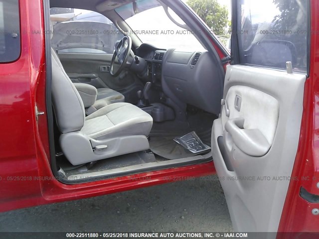 5TEWM72N42Z888836 - 2002 TOYOTA TACOMA XTRACAB RED photo 5