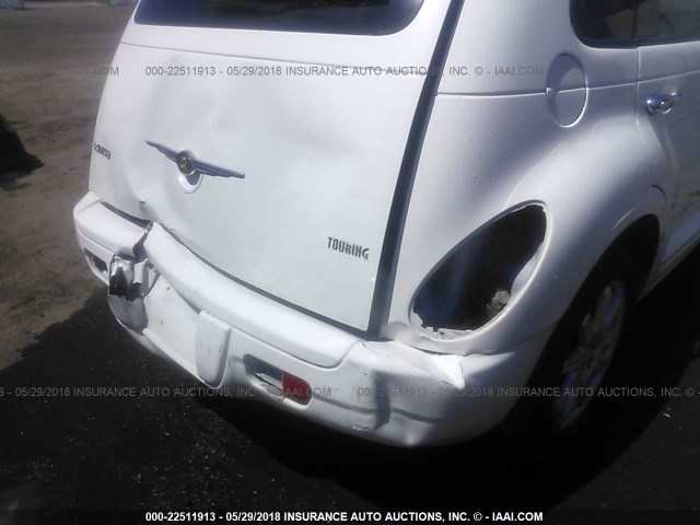 3A8FY58B58T169069 - 2008 CHRYSLER PT CRUISER TOURING WHITE photo 6