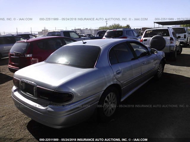 1G4HP54K55U153332 - 2005 BUICK LESABRE CUSTOM SILVER photo 4