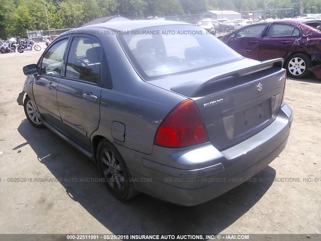 JS2RA62S475351437 - 2007 SUZUKI AERIO GRAY photo 3