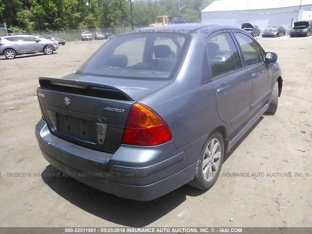 JS2RA62S475351437 - 2007 SUZUKI AERIO GRAY photo 4