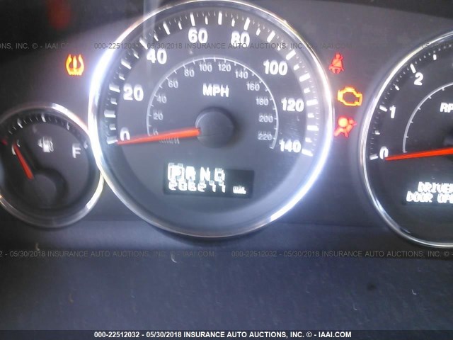 1J8HH48K49C501339 - 2009 JEEP COMMANDER SPORT მუქწითელი ფოტო 7