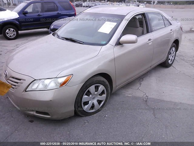 4T1BE46K17U620137 - 2007 TOYOTA CAMRY NEW GENERAT CE/LE/XLE/SE BEIGE photo 2