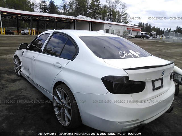 WBA3B5G50DNS05779 - 2013 BMW 328 XI SULEV WHITE photo 3