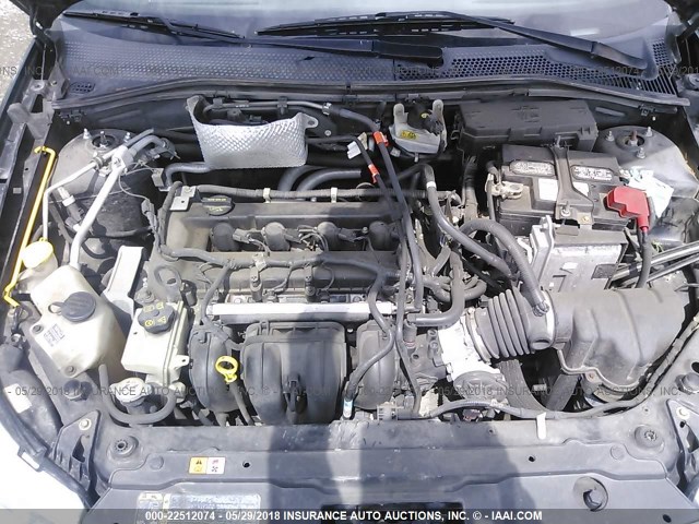 1FAHP35N88W297358 - 2008 FORD FOCUS SE/SEL/SES BLACK photo 10