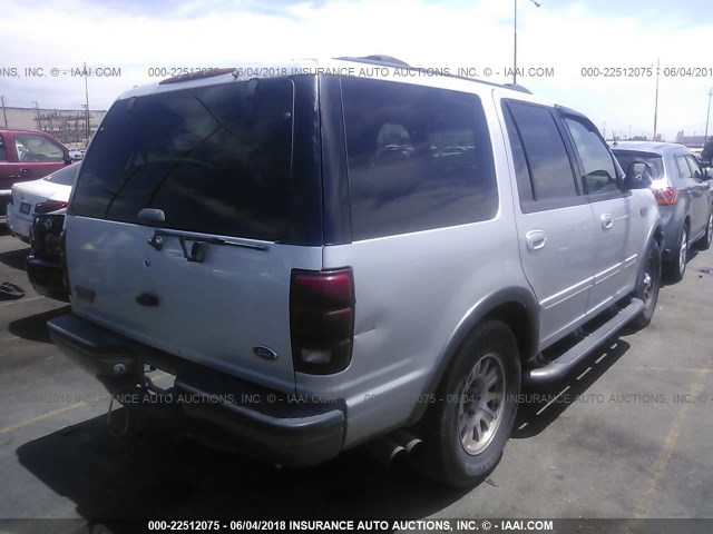 1FMRU15W12LA27946 - 2002 FORD EXPEDITION XLT SILVER photo 4