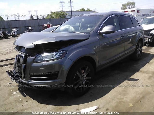 WA1LYAFE5AD008517 - 2010 AUDI Q7 PREMIUM PLUS GRAY photo 2