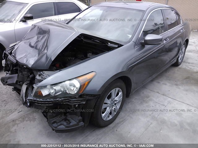 1HGCP2F40BA031827 - 2011 HONDA ACCORD LXP GRAY photo 2