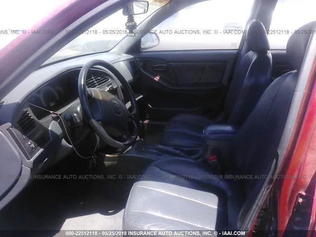 KMHDN55D43U093528 - 2003 HYUNDAI ELANTRA GLS/GT RED photo 5