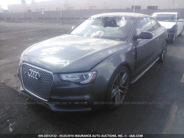 WAUC4AFR7GA027999 - 2016 AUDI S5 PREMIUM PLUS GRAY photo 2