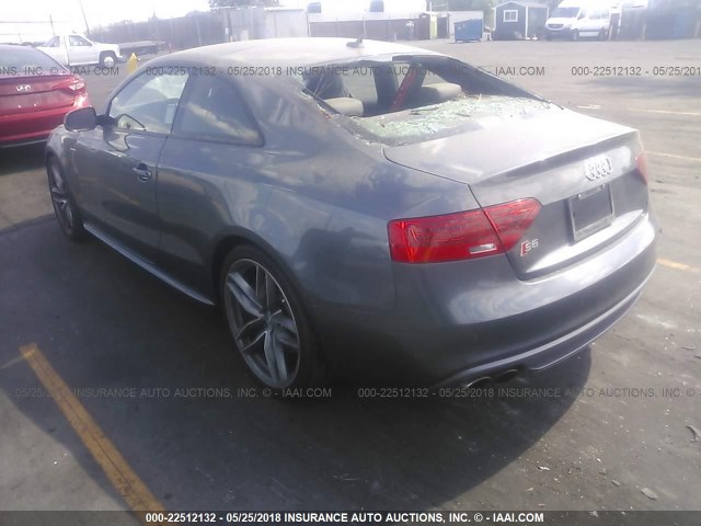 WAUC4AFR7GA027999 - 2016 AUDI S5 PREMIUM PLUS GRAY photo 3