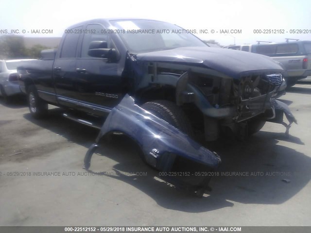 3D7KR28C65G774111 - 2005 DODGE RAM 2500 ST/SLT BLUE photo 1