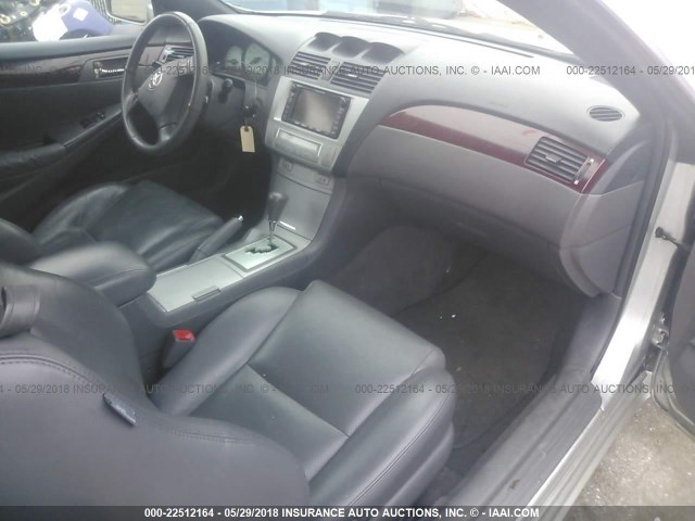 4T1FA38PX5U061720 - 2005 TOYOTA CAMRY SOLARA SE/SLE Gümüş foto 5