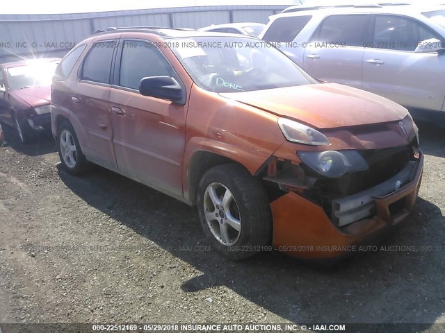 3G7DA03E14S520386 - 2004 PONTIAC AZTEK ORANGE photo 1