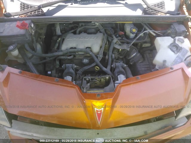 3G7DA03E14S520386 - 2004 PONTIAC AZTEK ORANGE photo 10