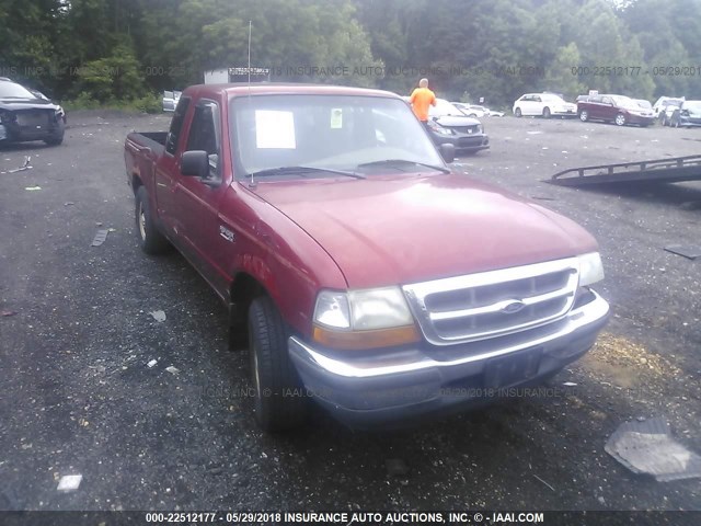 1FTYR14CXWTA82281 - 1998 FORD RANGER SUPER CAB RED photo 1