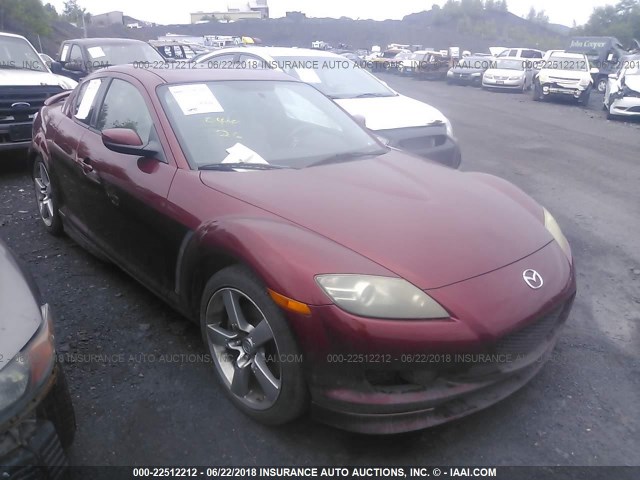 JM1FE173460202544 - 2006 MAZDA RX8 RED photo 1