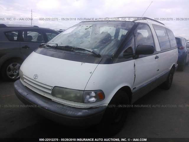 JT3AC21S3N1005884 - 1992 TOYOTA PREVIA DLX WHITE photo 2