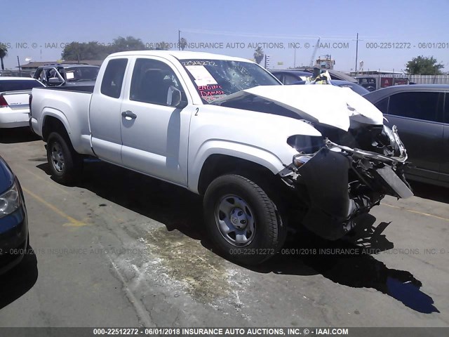 5TFRX5GN8GX068095 - 2016 TOYOTA TACOMA ACCESS CAB/SR/SR5 WHITE photo 1