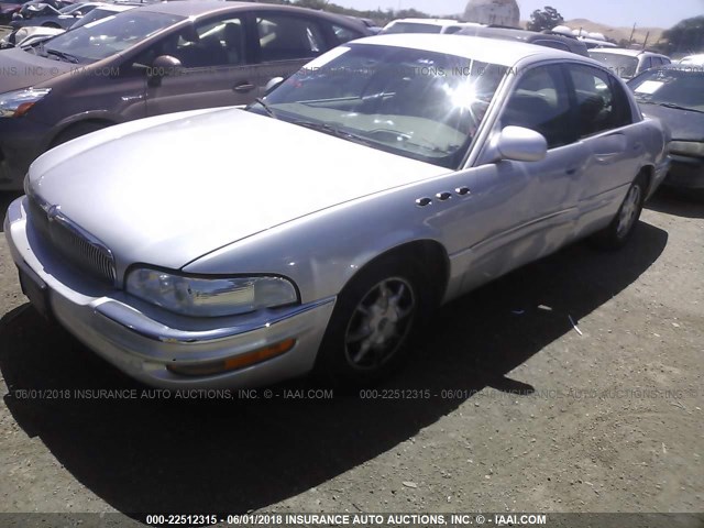 1G4CU5214Y4175632 - 2000 BUICK PARK AVENUE ULTRA SILVER photo 2