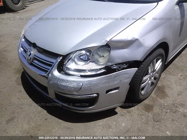3VWEF71KX7M147766 - 2007 VOLKSWAGEN JETTA WOLFSBURG 银色 照片 6