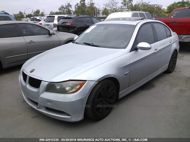 WBAVB17566NK41691 - 2006 BMW 325 I AUTOMATIC SILVER photo 2