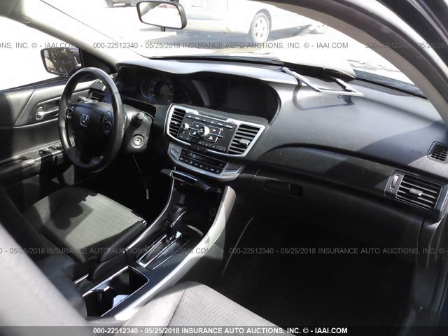 1HGCR2F57EA023439 - 2014 HONDA ACCORD SPORT BLUE photo 5