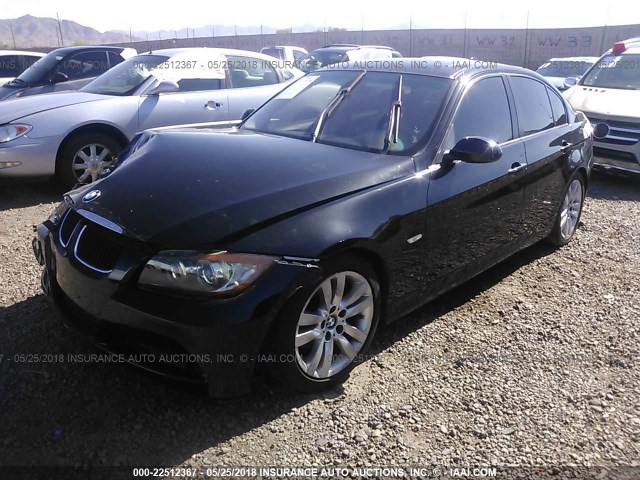 WBAVA37528NL53535 - 2008 BMW 328 I BLACK photo 2