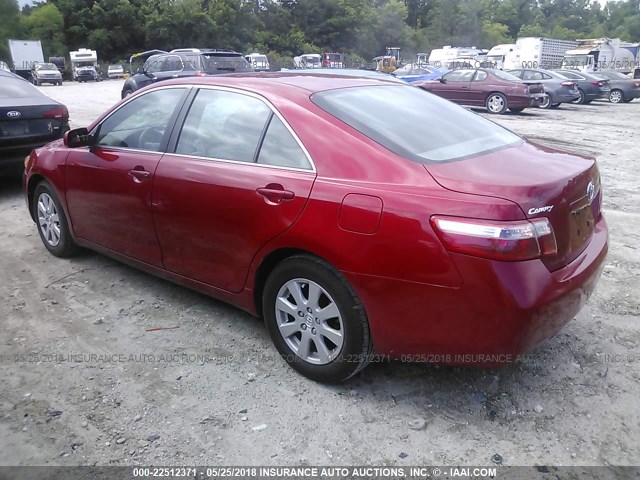 4T1BE46K98U242294 - 2008 TOYOTA CAMRY CE/LE/XLE/SE RED photo 3