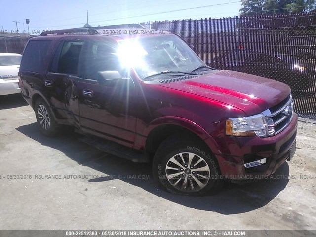 1FMJU1HT5HEA20817 - 2017 FORD EXPEDITION XLT/KING RANCH RED photo 1