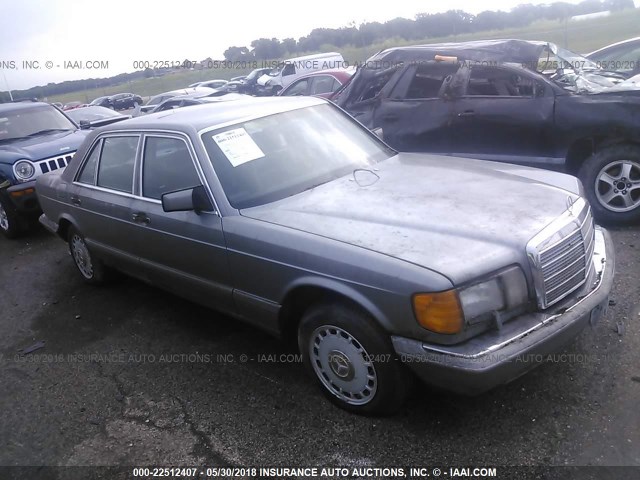 WDBCA35D0HA330426 - 1987 MERCEDES-BENZ 420 SEL GRAY photo 1