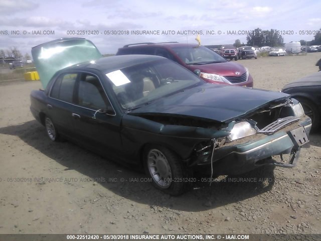 2FAFP74W0YX158662 - 2000 FORD CROWN VICTORIA LX GREEN photo 1