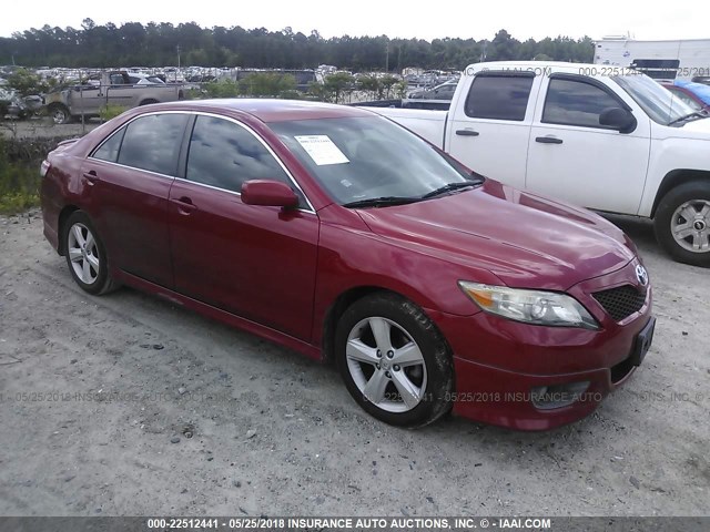 4T1BF3EK6AU064987 - 2010 TOYOTA CAMRY SE/LE/XLE 红色 照片 1