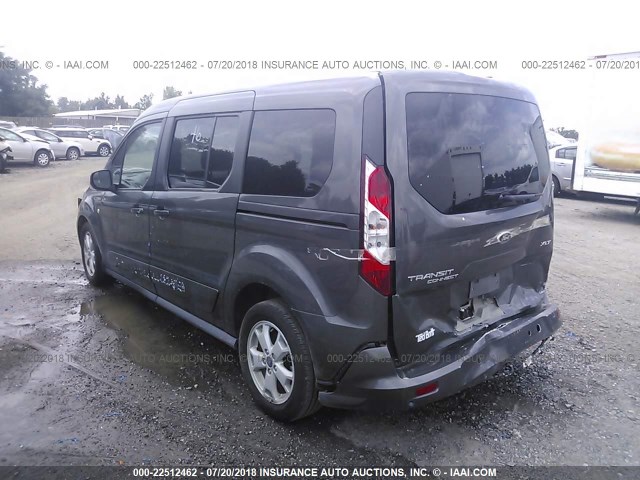 NM0GE9F71G1255038 - 2016 FORD TRANSIT CONNECT XLT GRAY photo 3