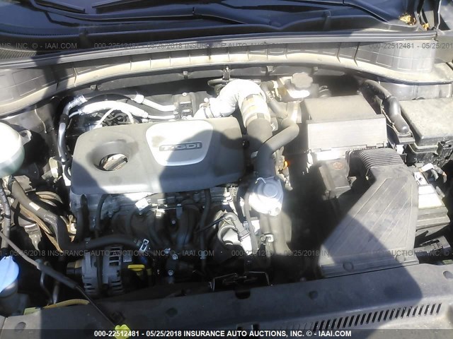 KM8J3CA20GU053891 - 2016 HYUNDAI TUCSON LIMITED/SPORT AND ECO/SE BLACK photo 10