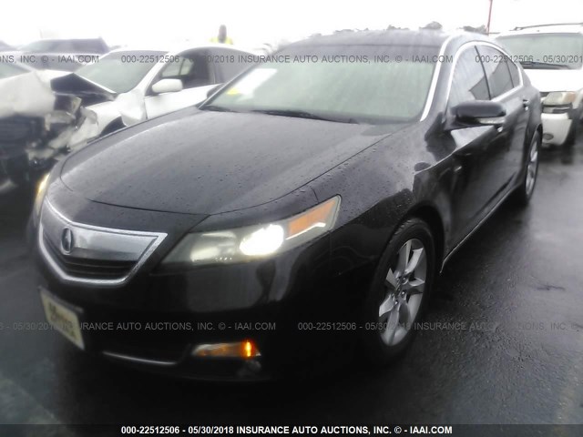 19UUA8F56DA005530 - 2013 ACURA TL TECH BLACK photo 2