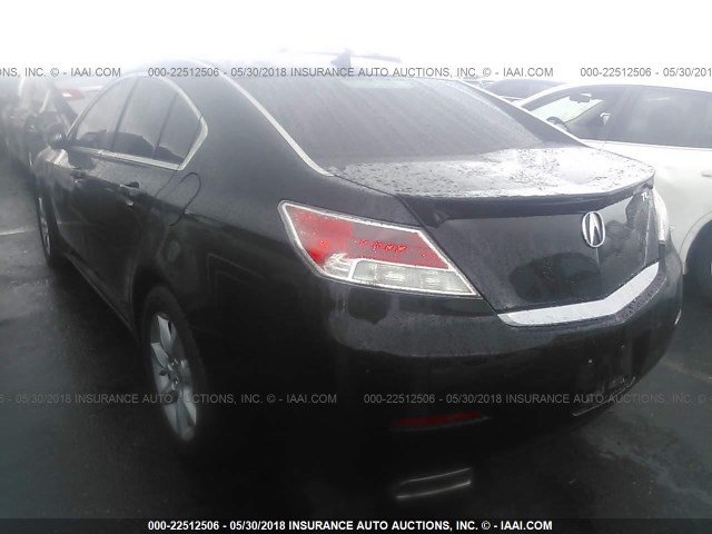 19UUA8F56DA005530 - 2013 ACURA TL TECH BLACK photo 3