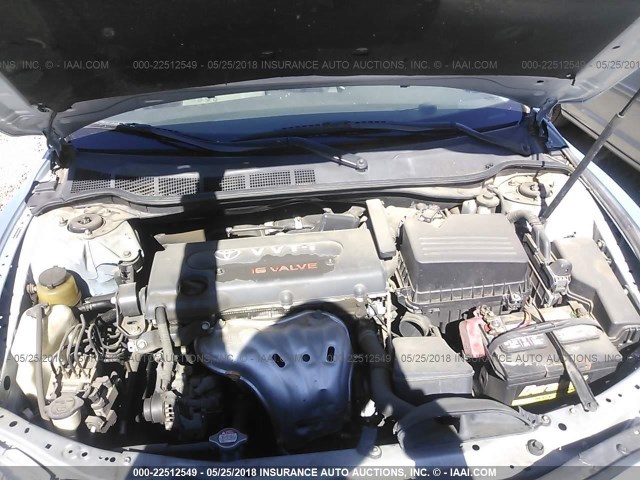 4T1BE46K47U537835 - 2007 TOYOTA CAMRY NEW GENERAT CE/LE/XLE/SE BLUE photo 10