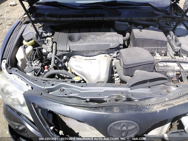 4T1BF3EK1AU100102 - 2010 TOYOTA CAMRY SE/LE/XLE 灰色 照片 10