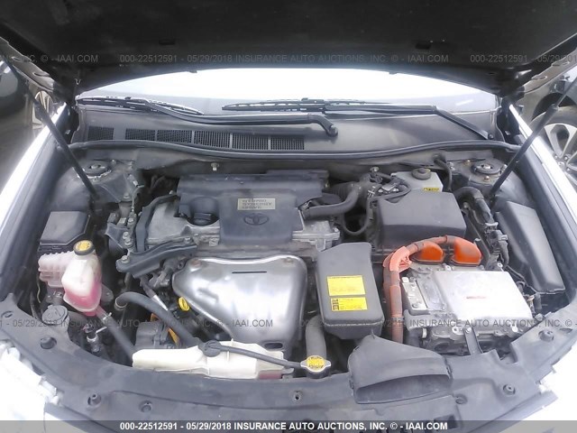 4T1BD1FK2CU047227 - 2012 TOYOTA CAMRY HYBRID/LE/XLE 白色 照片 10