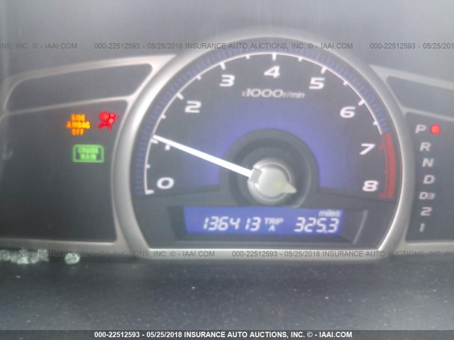 2HGFA169X9H351382 - 2009 HONDA CIVIC EXL ნაცრისფერი ფოტო 7