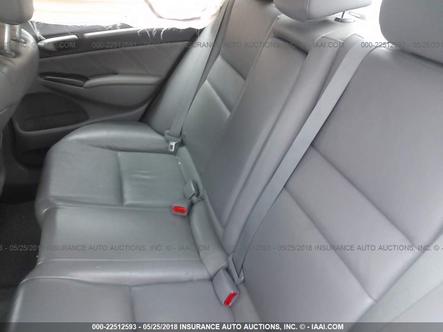 2HGFA169X9H351382 - 2009 HONDA CIVIC EXL ნაცრისფერი ფოტო 8