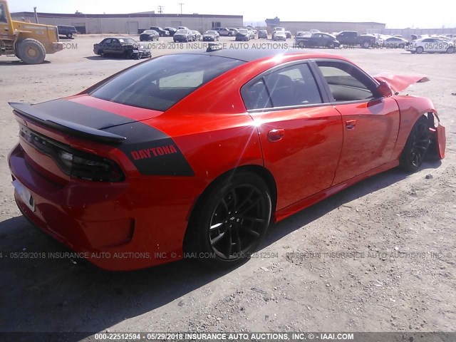 2C3CDXGJ0HH584050 - 2017 DODGE CHARGER R/T 392 ORANGE photo 4