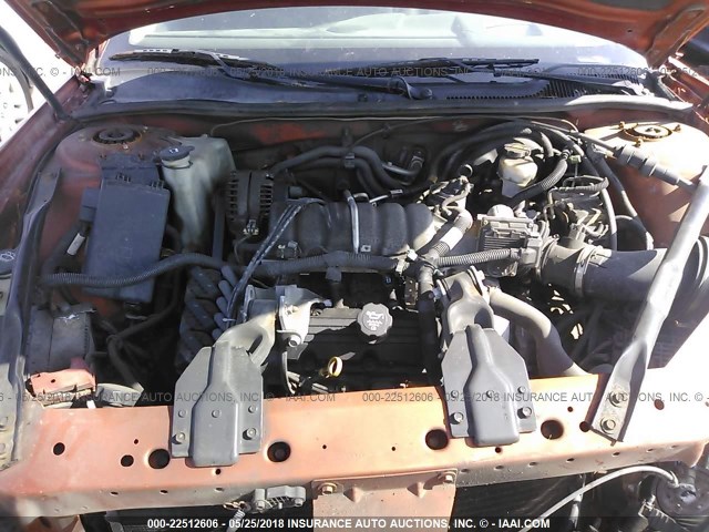 2G2WS522641137376 - 2004 PONTIAC GRAND PRIX GT2 ნარინჯისფერი ფოტო 10
