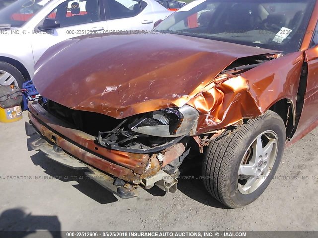 2G2WS522641137376 - 2004 PONTIAC GRAND PRIX GT2 ნარინჯისფერი ფოტო 6