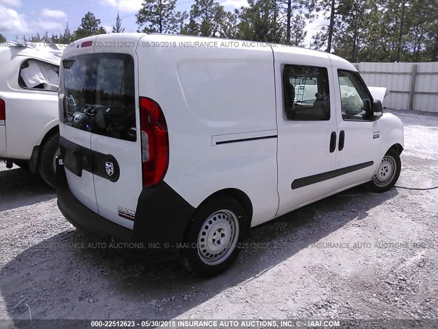 ZFBERFAT2G6C75745 - 2016 RAM PROMASTER CITY  WHITE photo 4